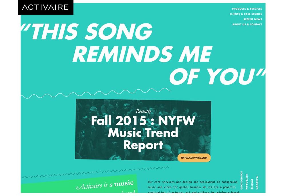 Activaire website circa 2015